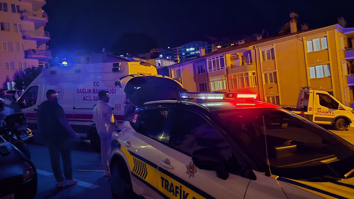 Mudanya’da Otomobilin Çarptığı Yaya Hastaneye Kaldırıldı